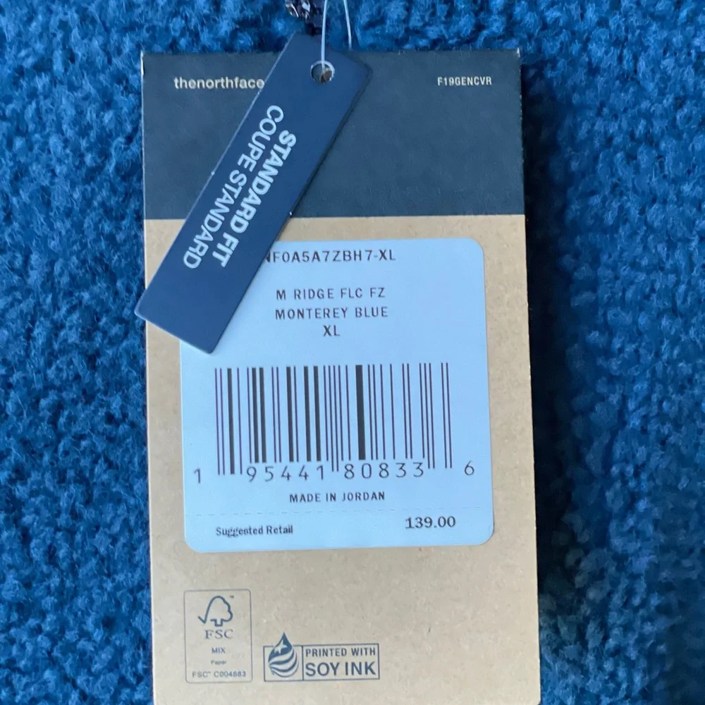 THE NORTH FACE RIDGE‎ FULL-ZIP SHERPA FLEECE JACKET